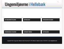 Tablet Screenshot of hellebaek.dk